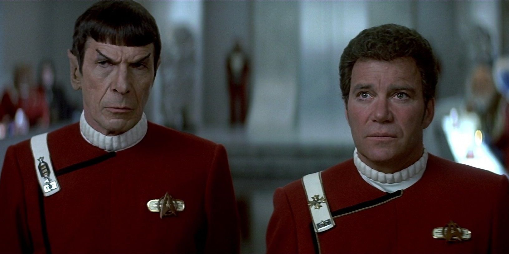 William Shatner and Leonard Nimoy in Star Trek IV The Voyage Home