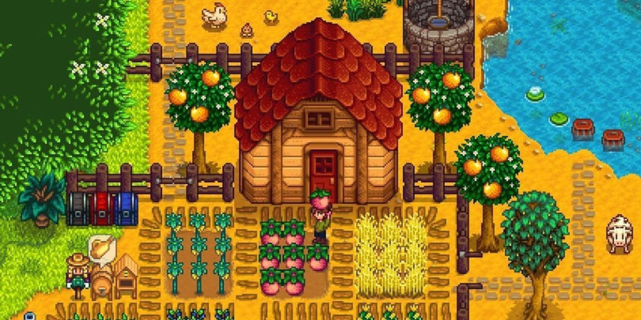 stardew valley stardrop saloon recreation in shed