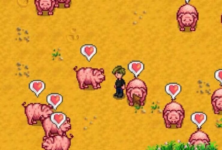 Stardew Valley Player Forgets to Harvest Pigs, Ends Up With a Ton of Truffles