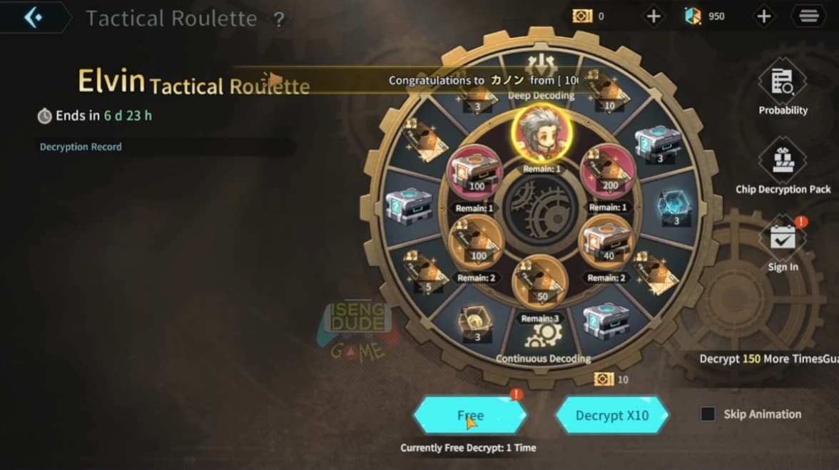 Stellar Traveler Tactical Roulette