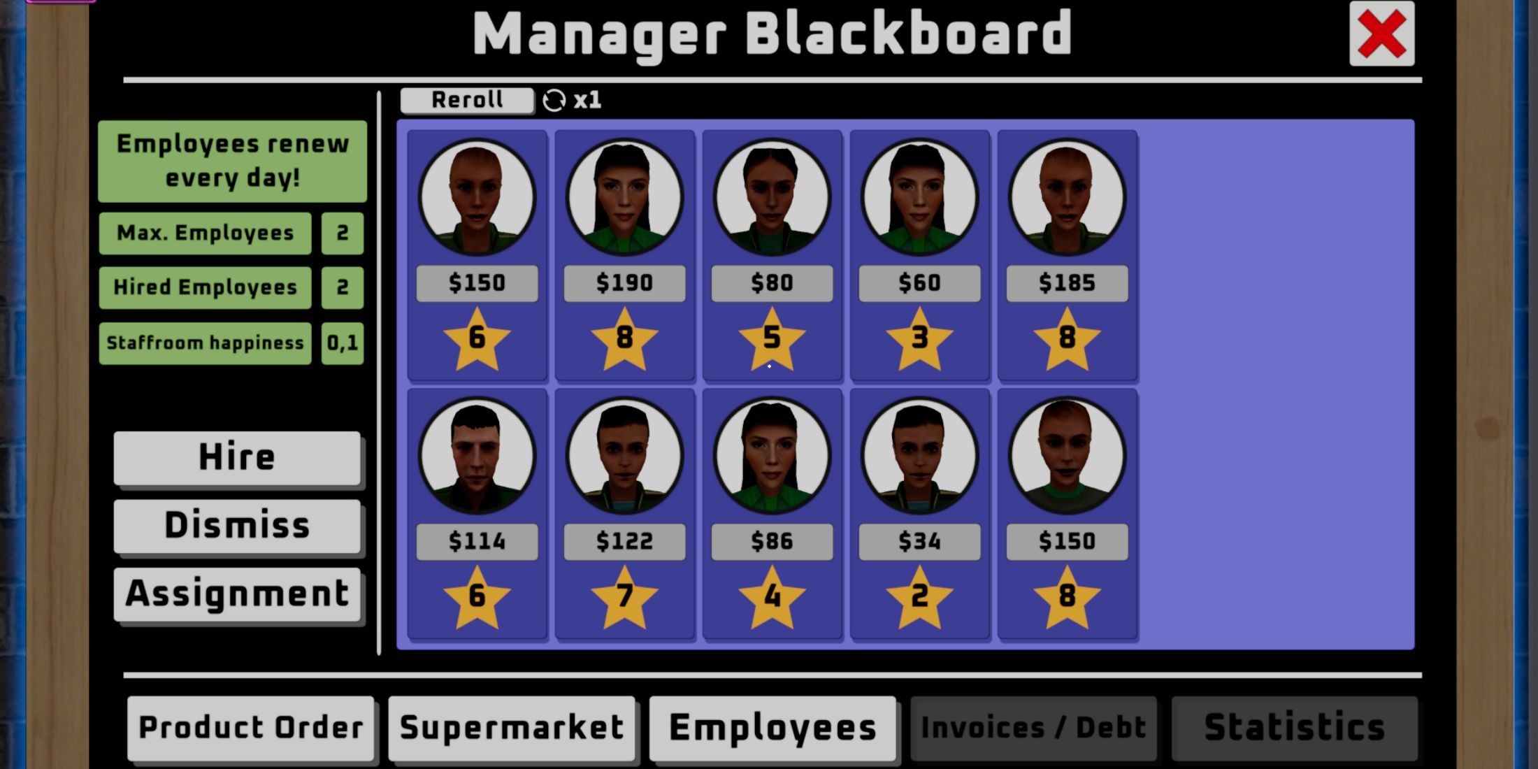 supermarket-together-manager-black-board-hiring-employees