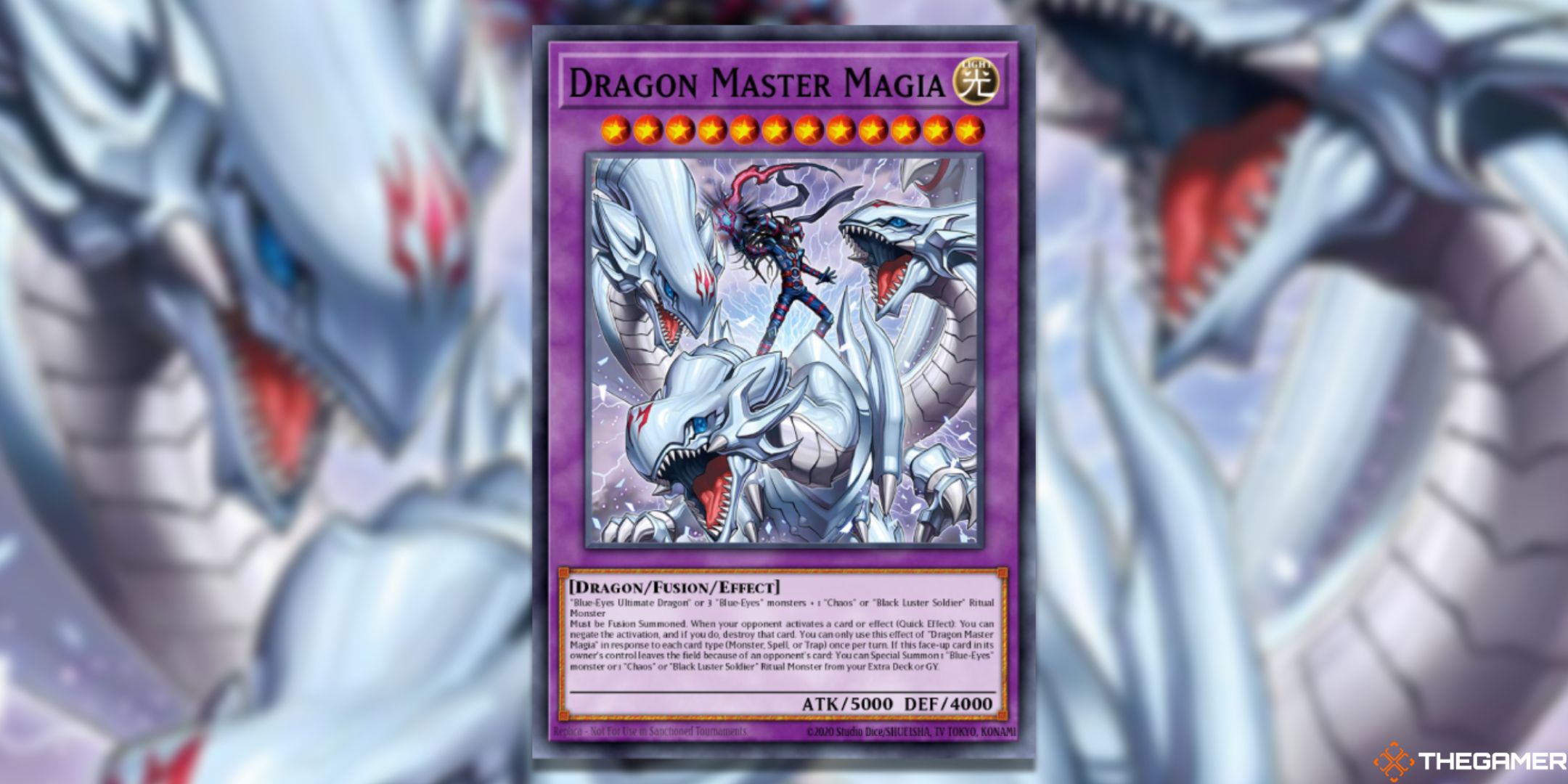 Dragon Master Magia Yu-Gi-Oh! Card Art.