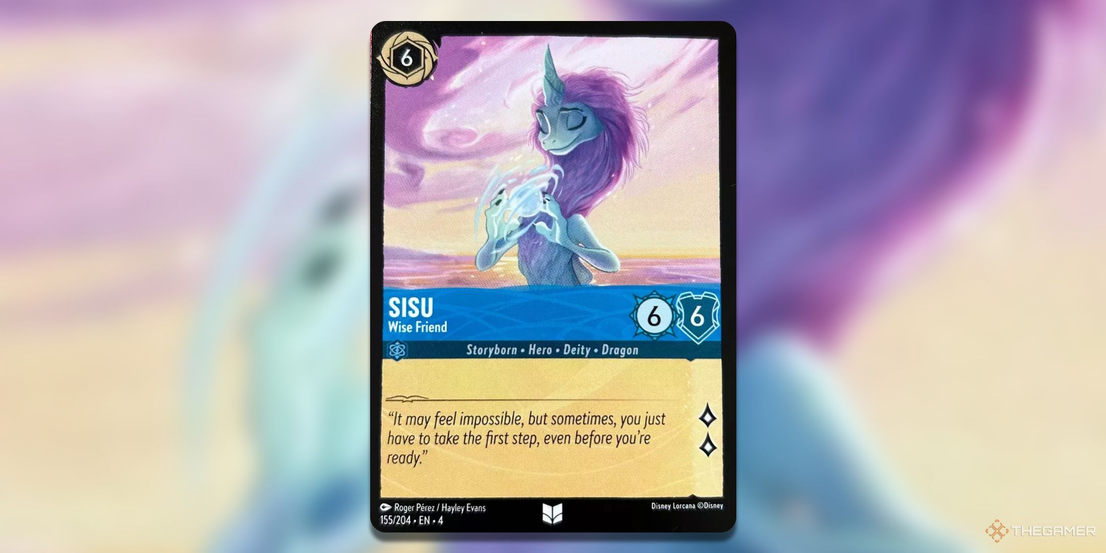 Sisu, Wise Friend Disney Lorcana TCG Card Art.