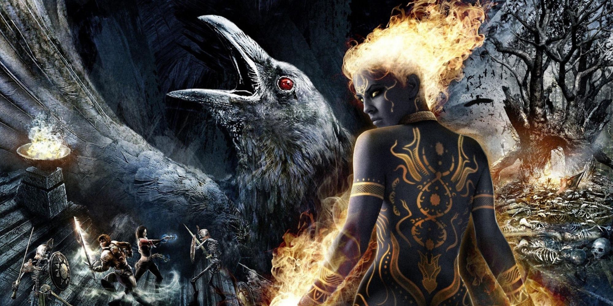 Promo art featuring characters from Dungeon Siege 3