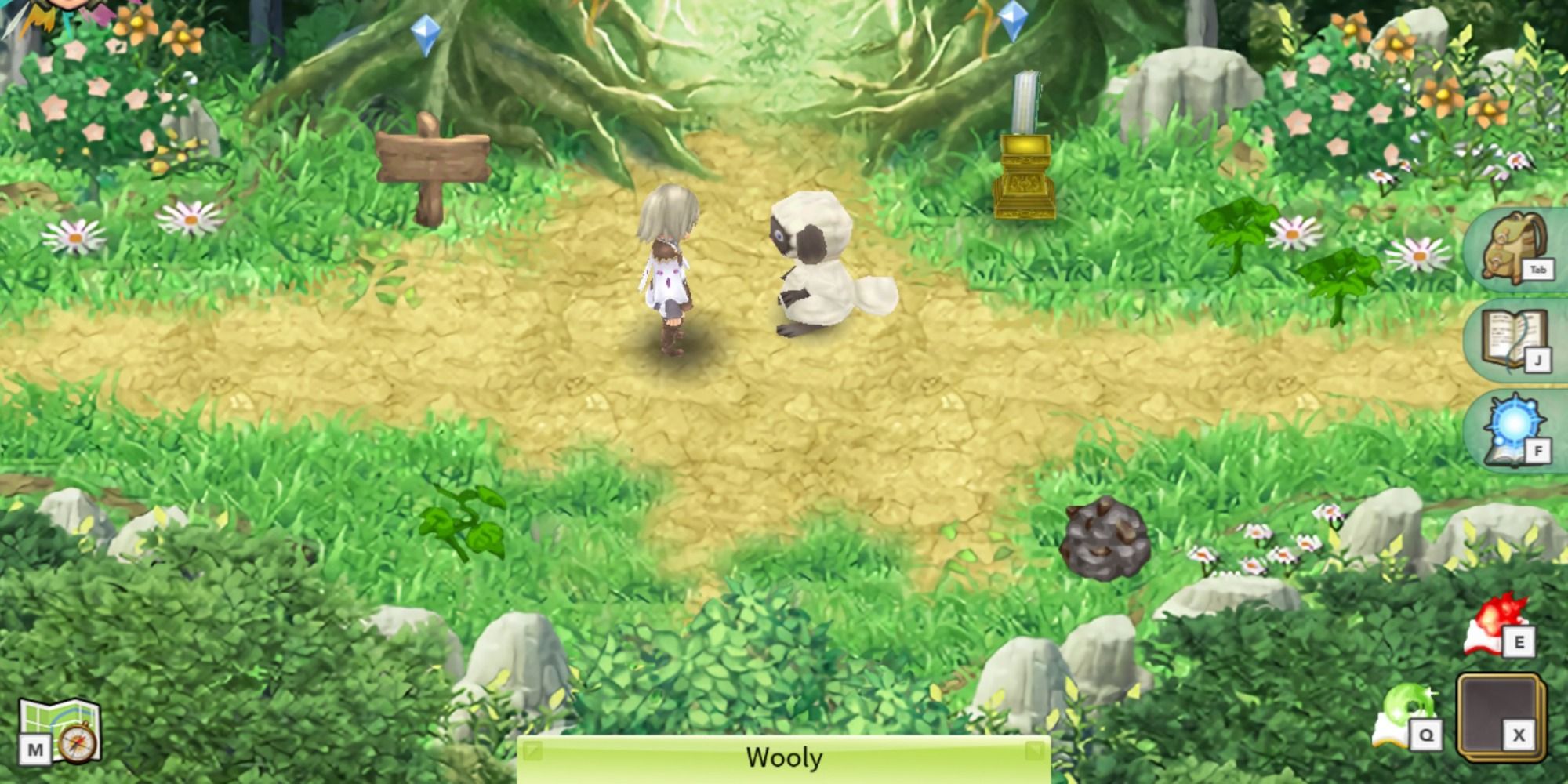 Image of the Special Wooly from Rune Factory 4.