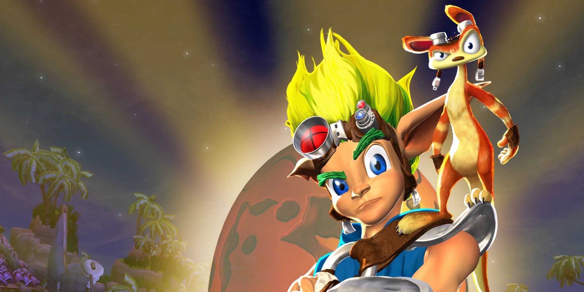 Promo art featuring Jak And Daxter in Jak And Daxter