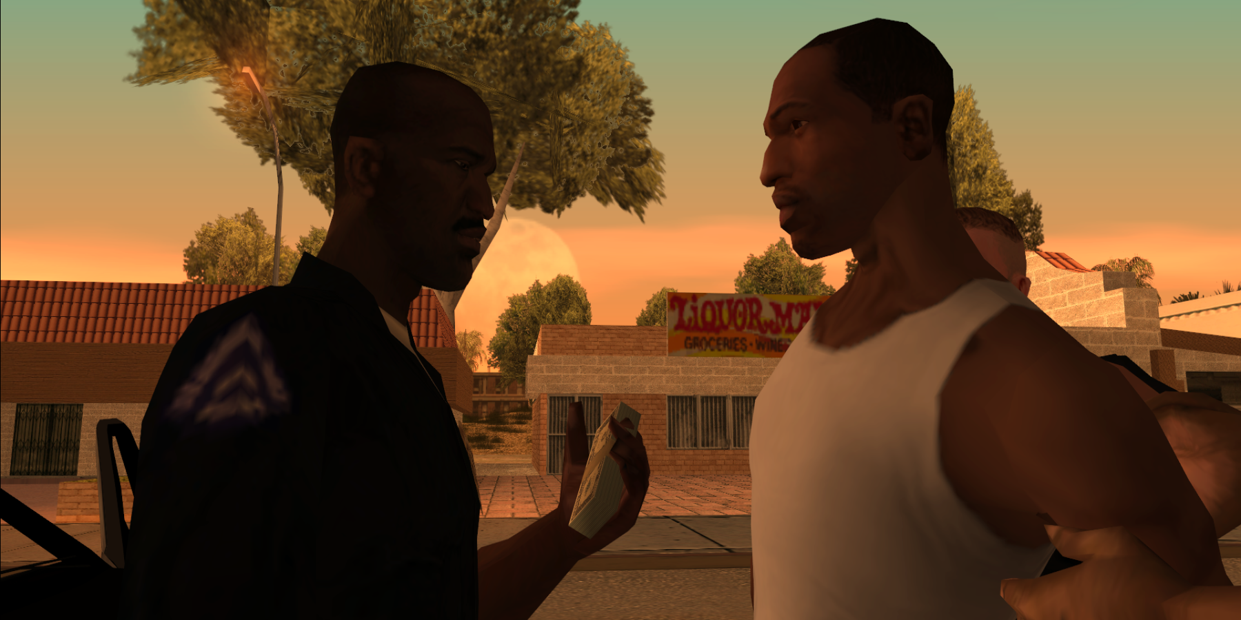 A San ANdreas Cop Speaks To The Protagonist In GTA San Andreas