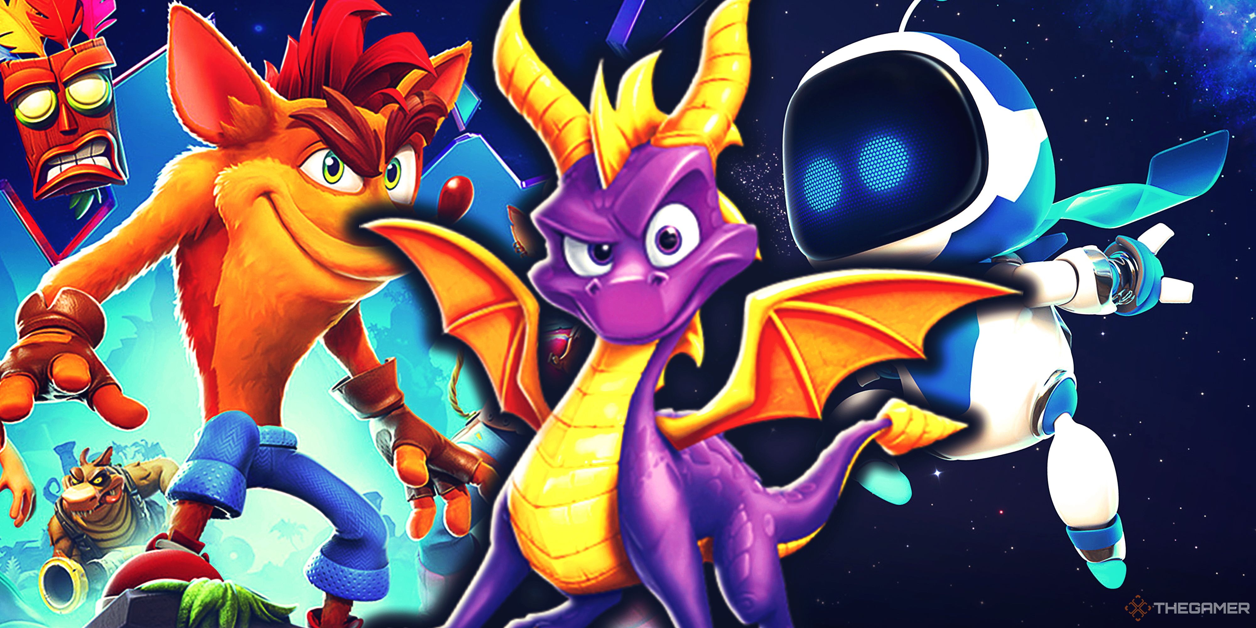 Astro’s Playroom, Crash Bandicoot 4 It’s About Time and Spyro Reignited Trilogy.