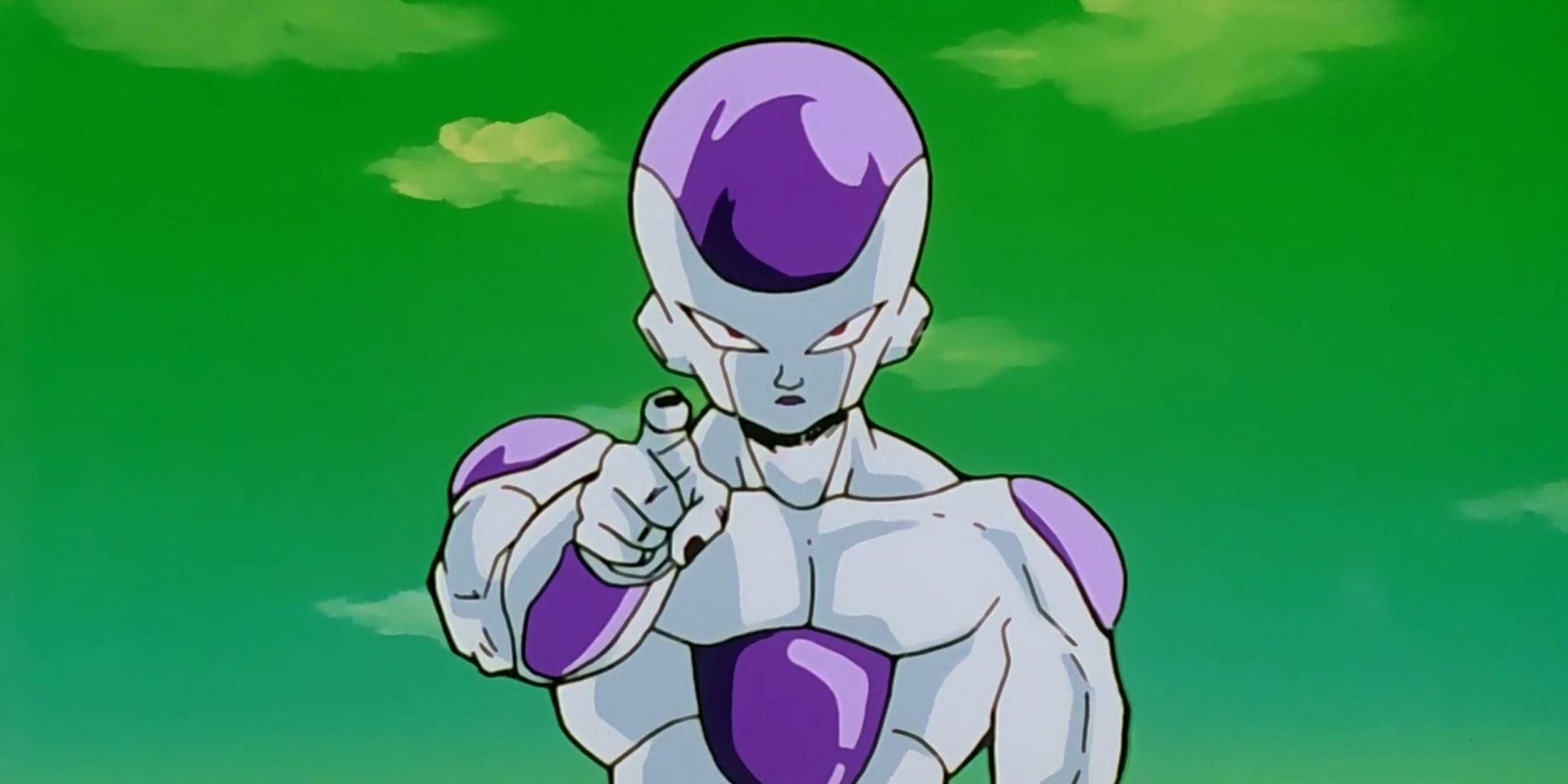 Frieza in his final form kills Dende with a finger beam in Dragon Ball Z (1989-1996)