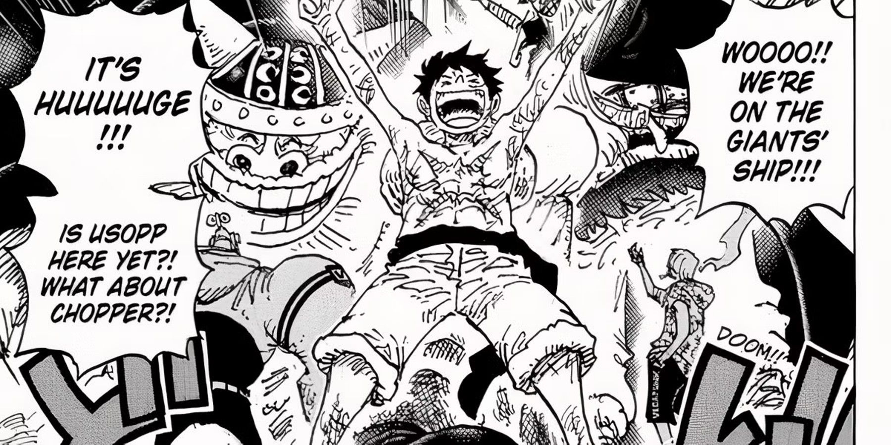 One Piece 1128 Luffy And Elbaf Giants