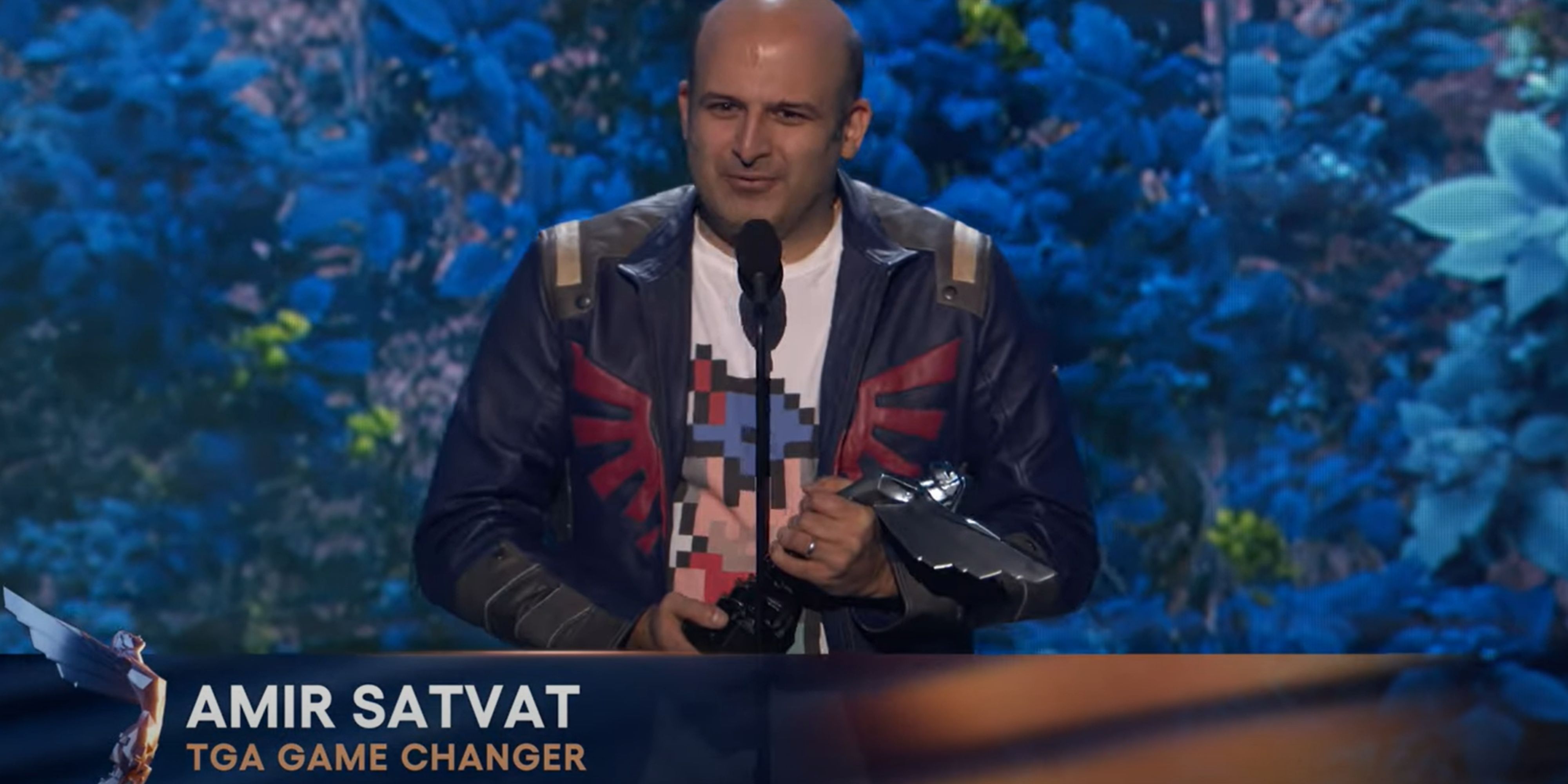 Amir Satvat winning at The Game Awards (1)