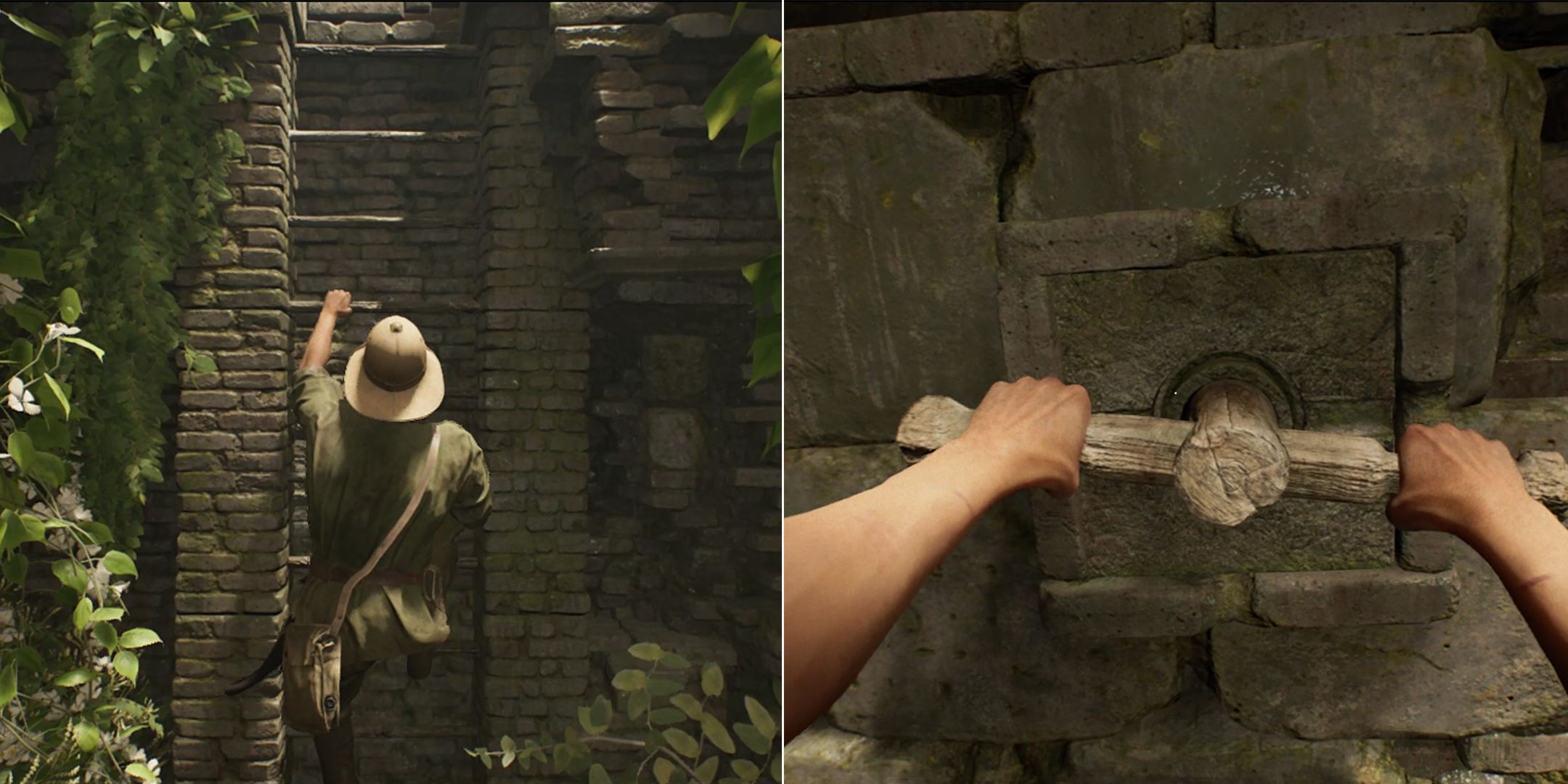 turn on the left water source in indiana jones and the great circle