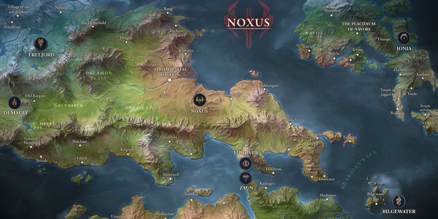 League of Legends Noxus Map