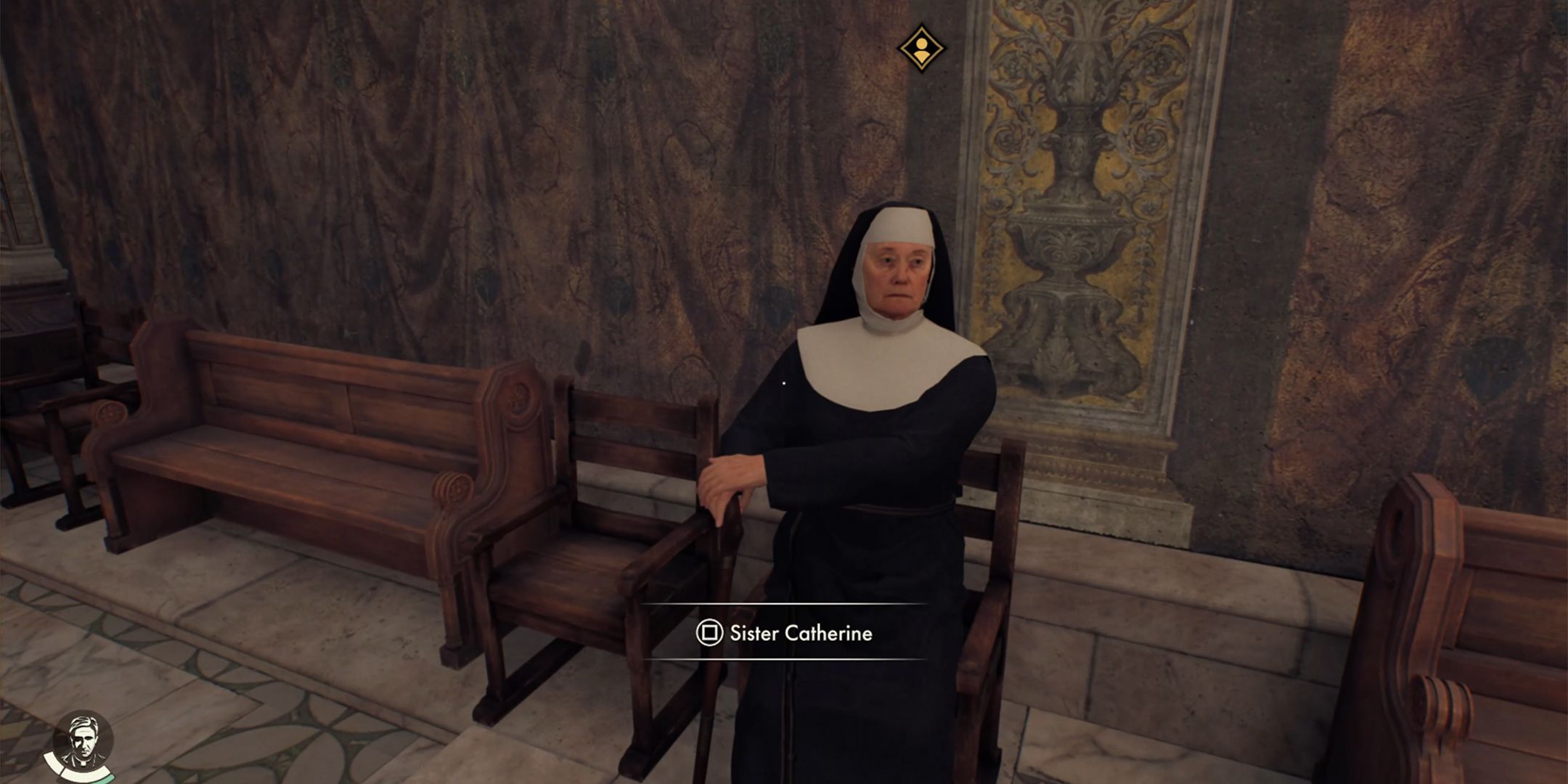 speak with sister catherine in indiana jones and the great circle