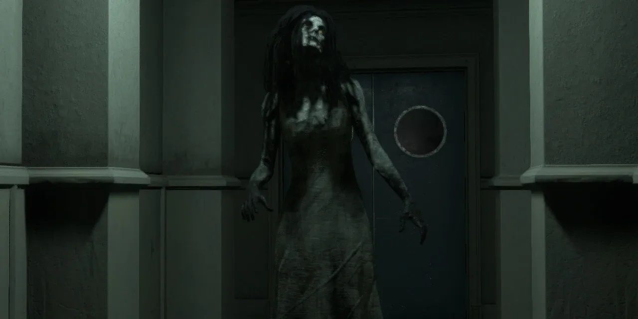 A gameplay screenshot showing a possessed corpse in The Mortuary Assistant.