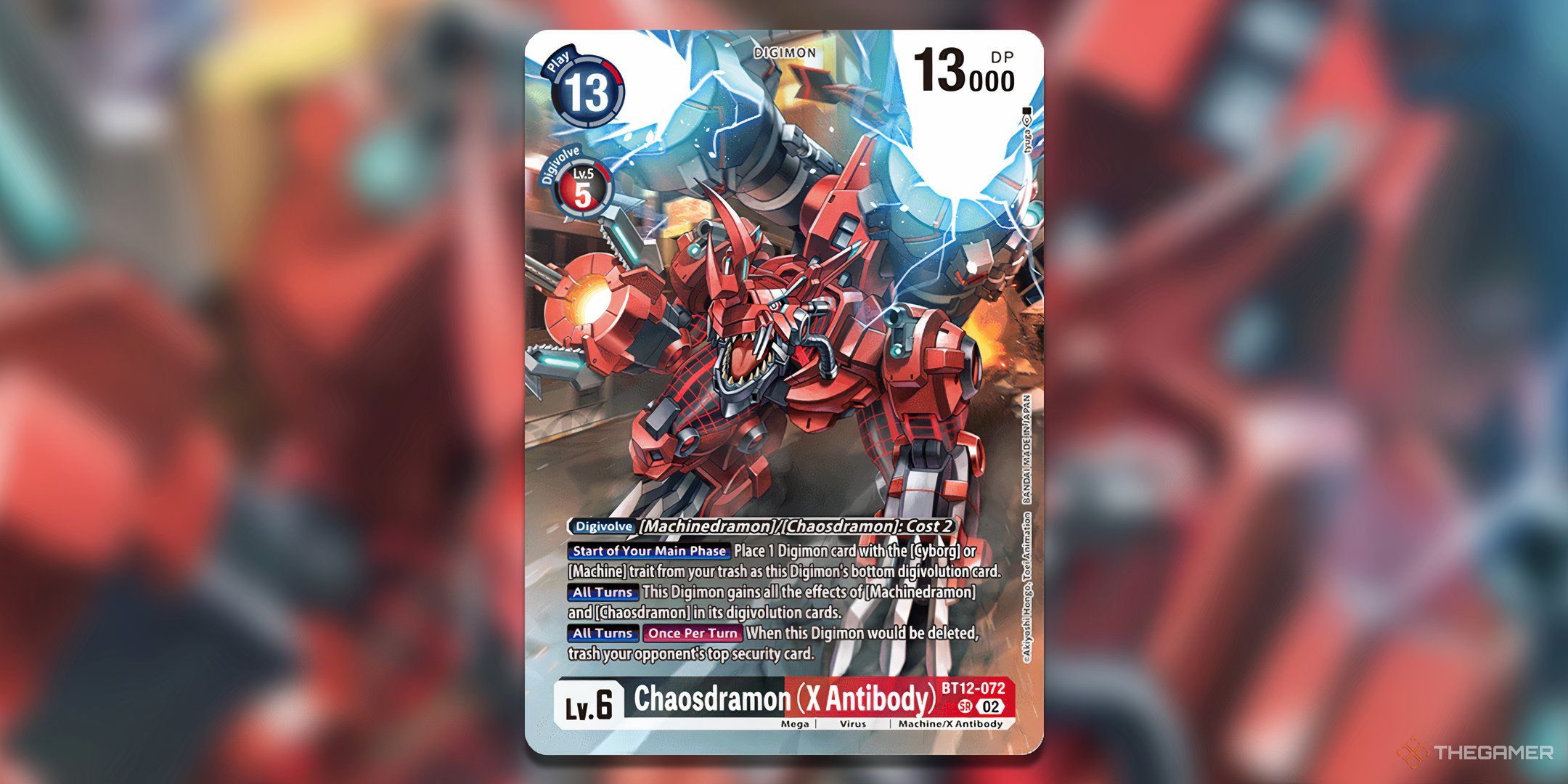 Chaosdramon (X Antibody) alternate art from Special Limited Set.