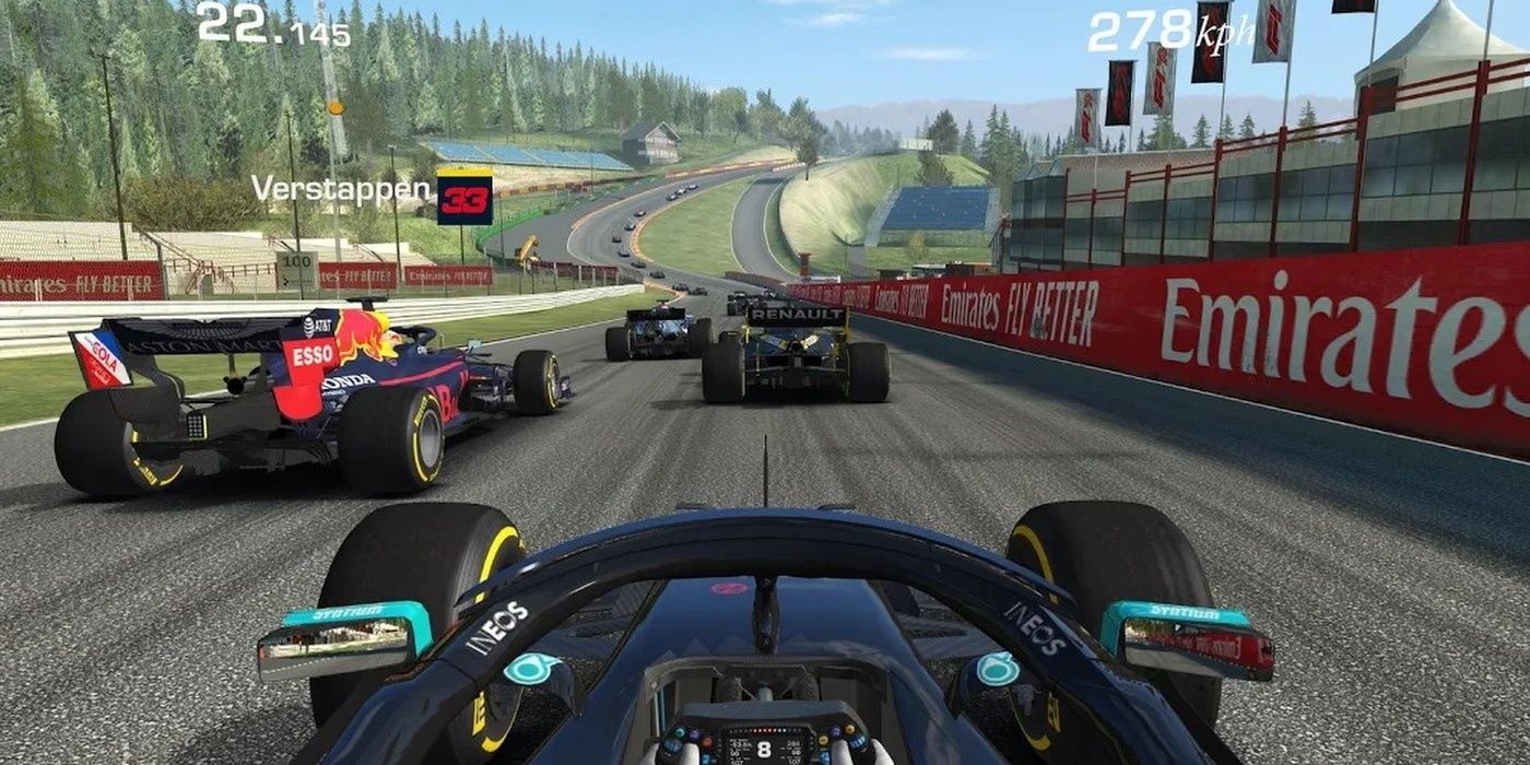 POV Of The Race About To Begin In Real Racing 3.