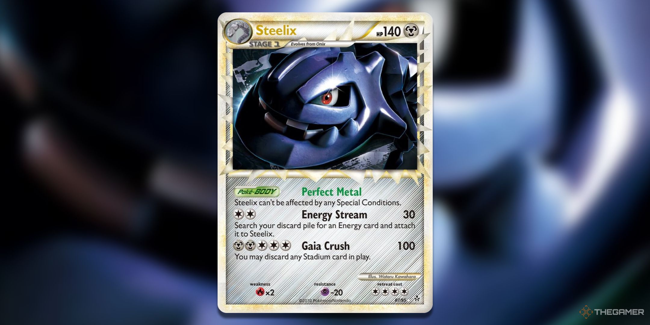 Steelix Prime Unleashed Pokemon TCG Card Art.