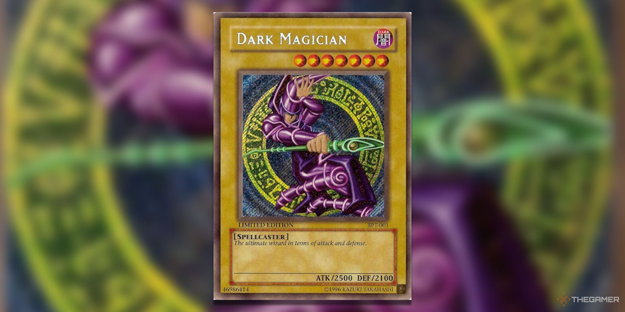 2002 Collectors tin Dark Magician Yu-Gi-Oh! TCG Card Art.