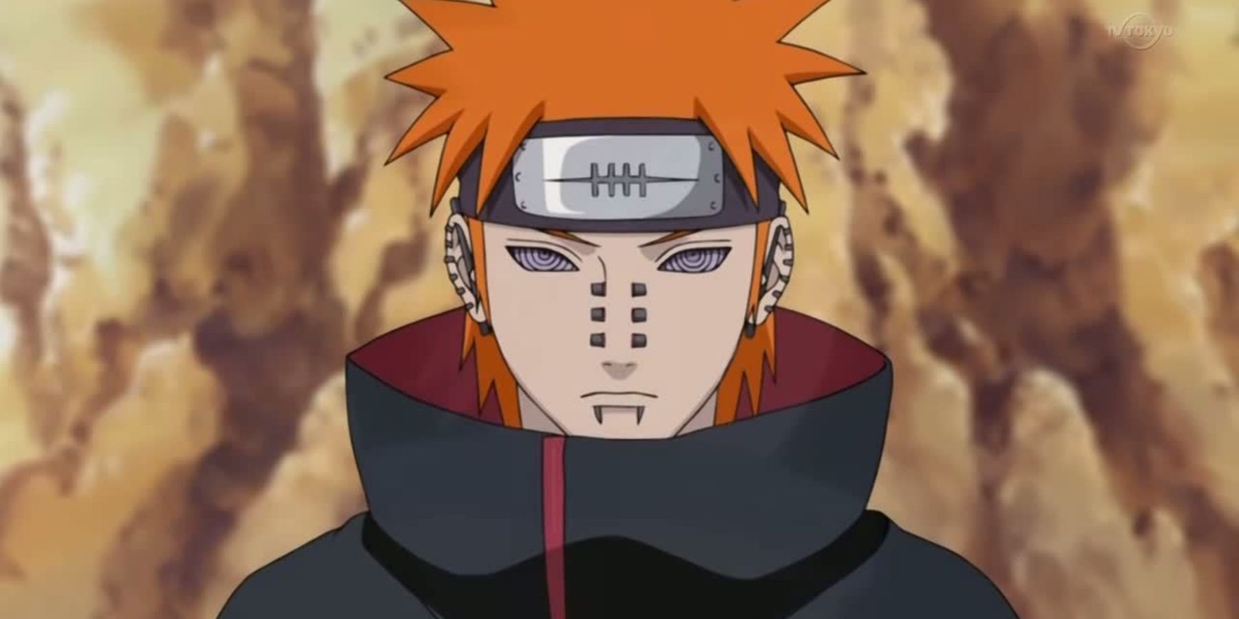 Pain Invading The Hidden Leaf Village In Naruto