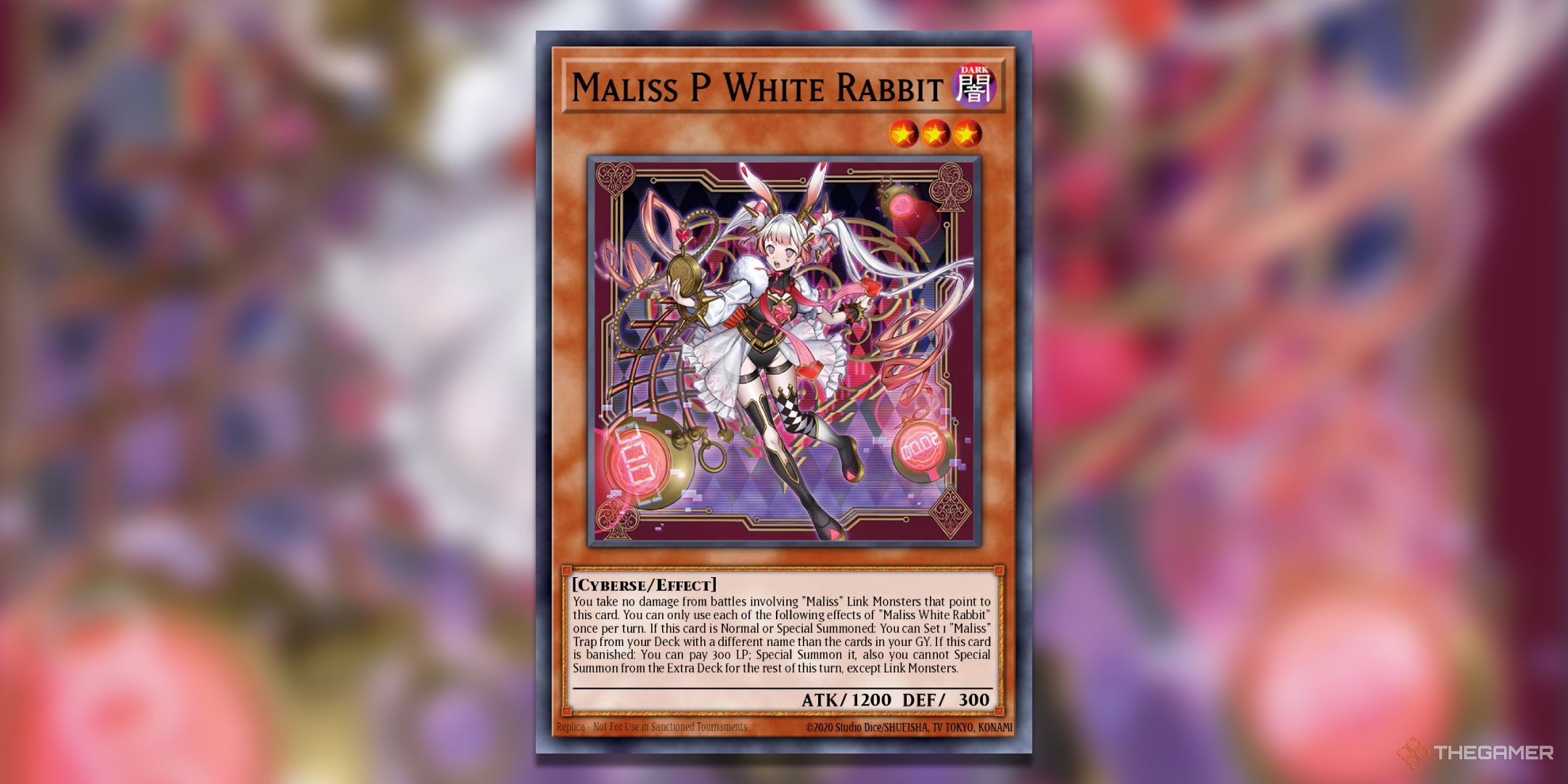 Maliss P White Rabbit Yu-Gi-Oh! TCG Card Art.