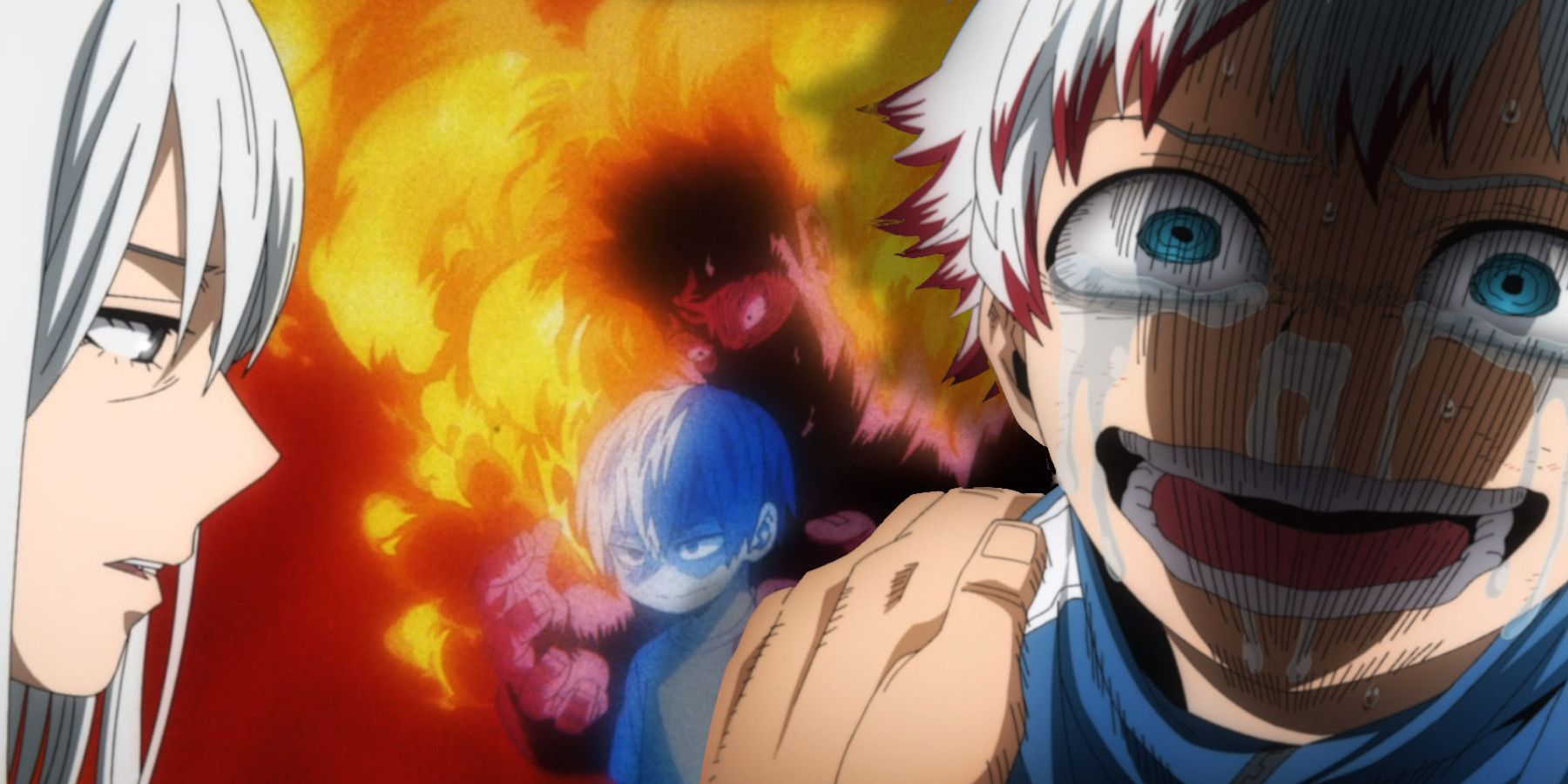 My Hero Academia Season 6, episode 17 review The Todoroki Family Rei, Enji aka Endeavor, Shoto and Toya aka Dabi