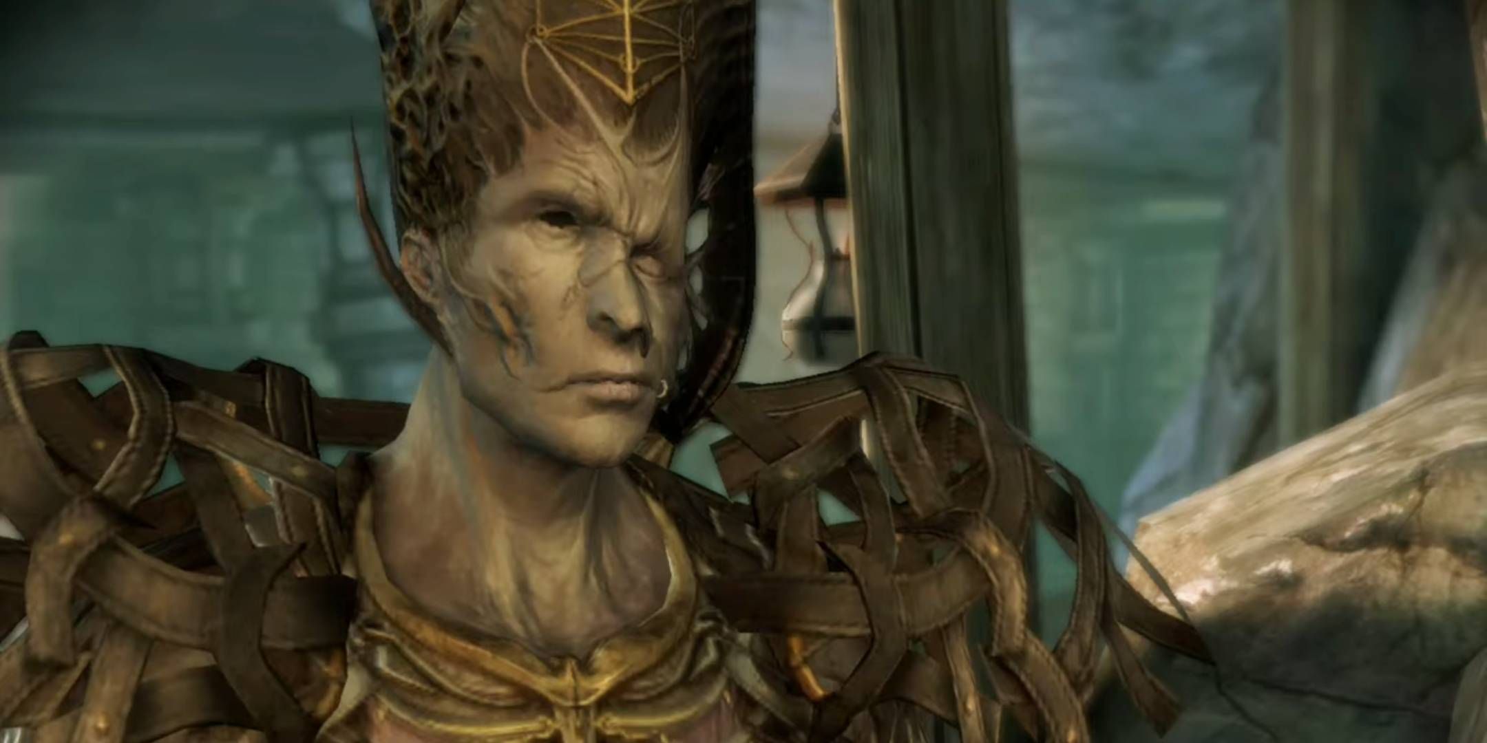 The Architect without his mask in Dragon Age: Origins - Awakening.