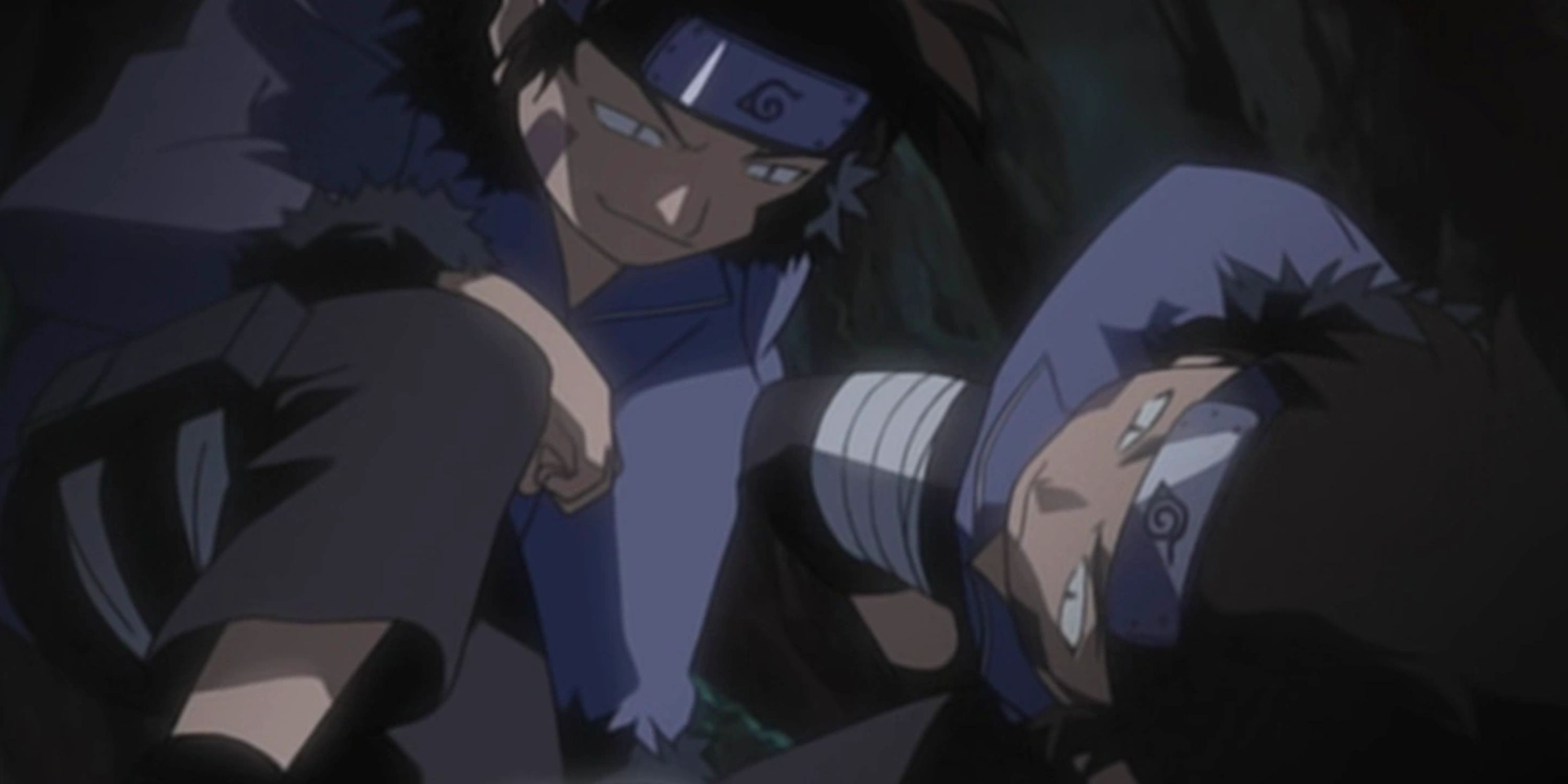 Kiba and his imposter in Naruto