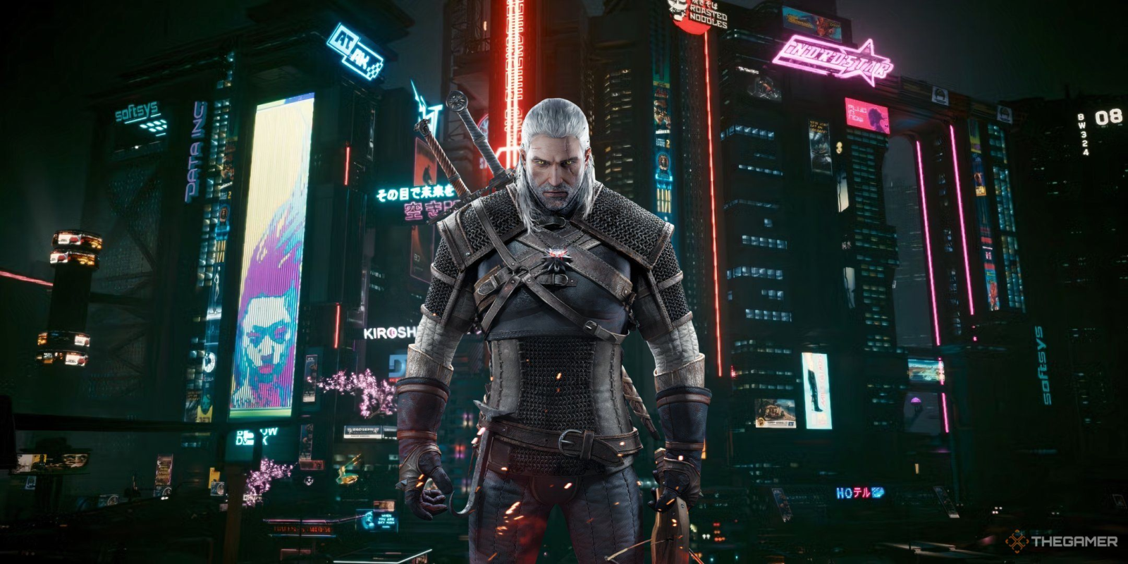 The Witcher 3 Quest Had Geralt Visiting Cyberpunk 2077's Night City