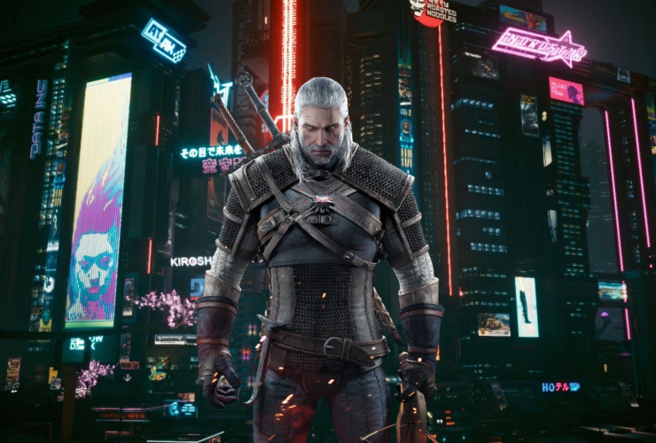 The Witcher 3 Quest Had Geralt Visiting Cyberpunk 2077's Night City