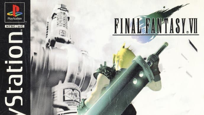 PlayStation 1 Final Fantasy 7 cover art.