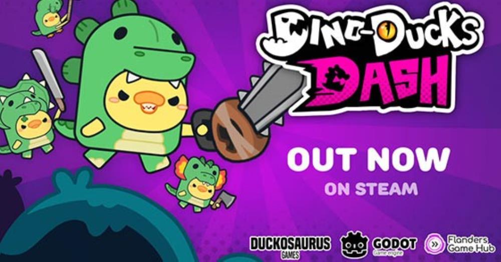 The competitive 2D platformer “Dino-Ducks Dash” is now available for PC via Steam