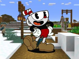 This is How Minecraft Would Look With Cuphead's Art Style