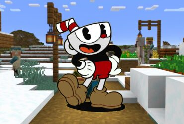 This is How Minecraft Would Look With Cuphead's Art Style