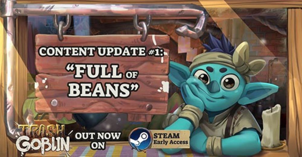 “Trash Goblin” has just dropped its "Full of Beans" content update via Steam EA