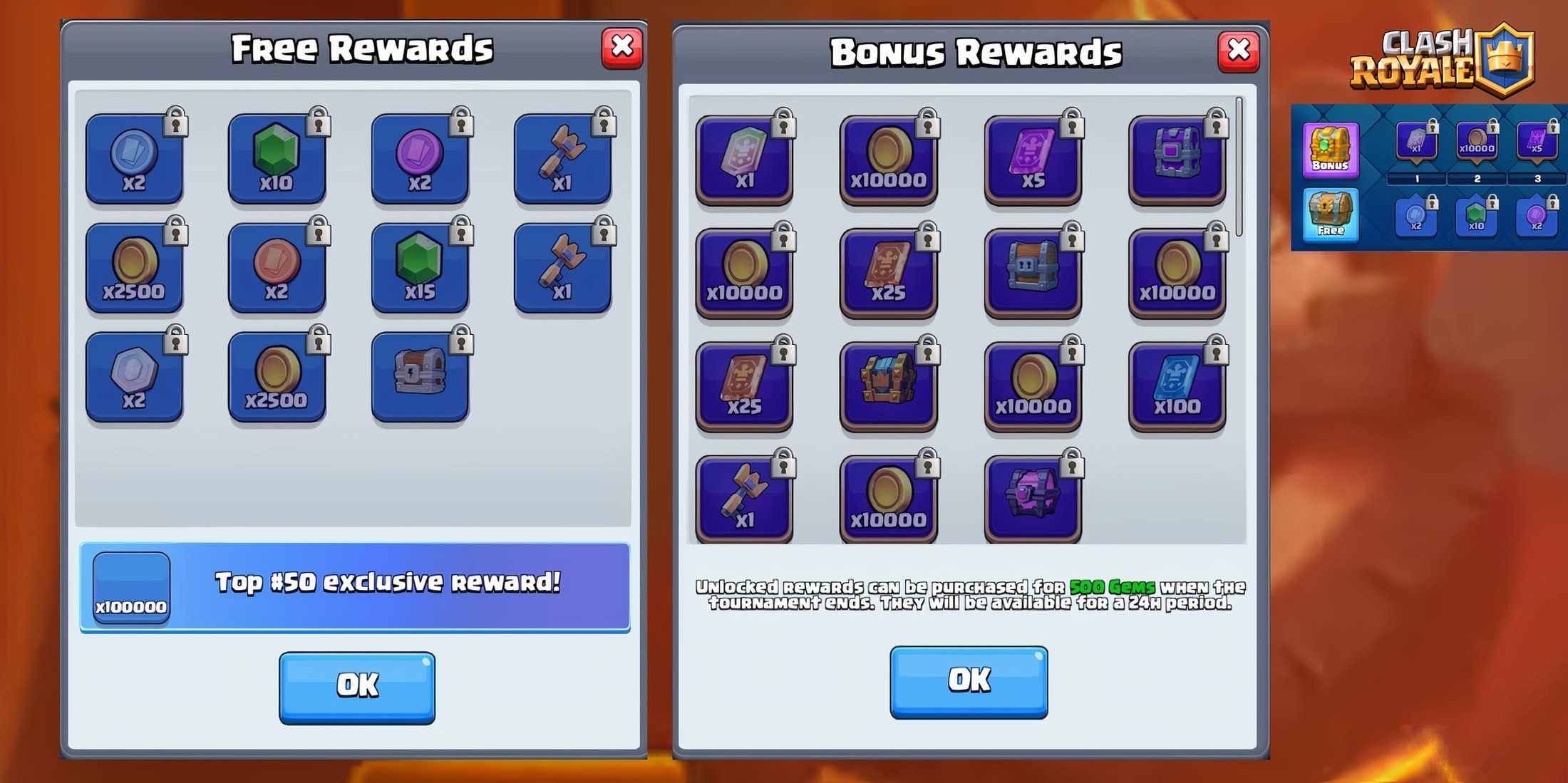 Triple Elixir Tournament Rewards and Milestones In Clash Royale