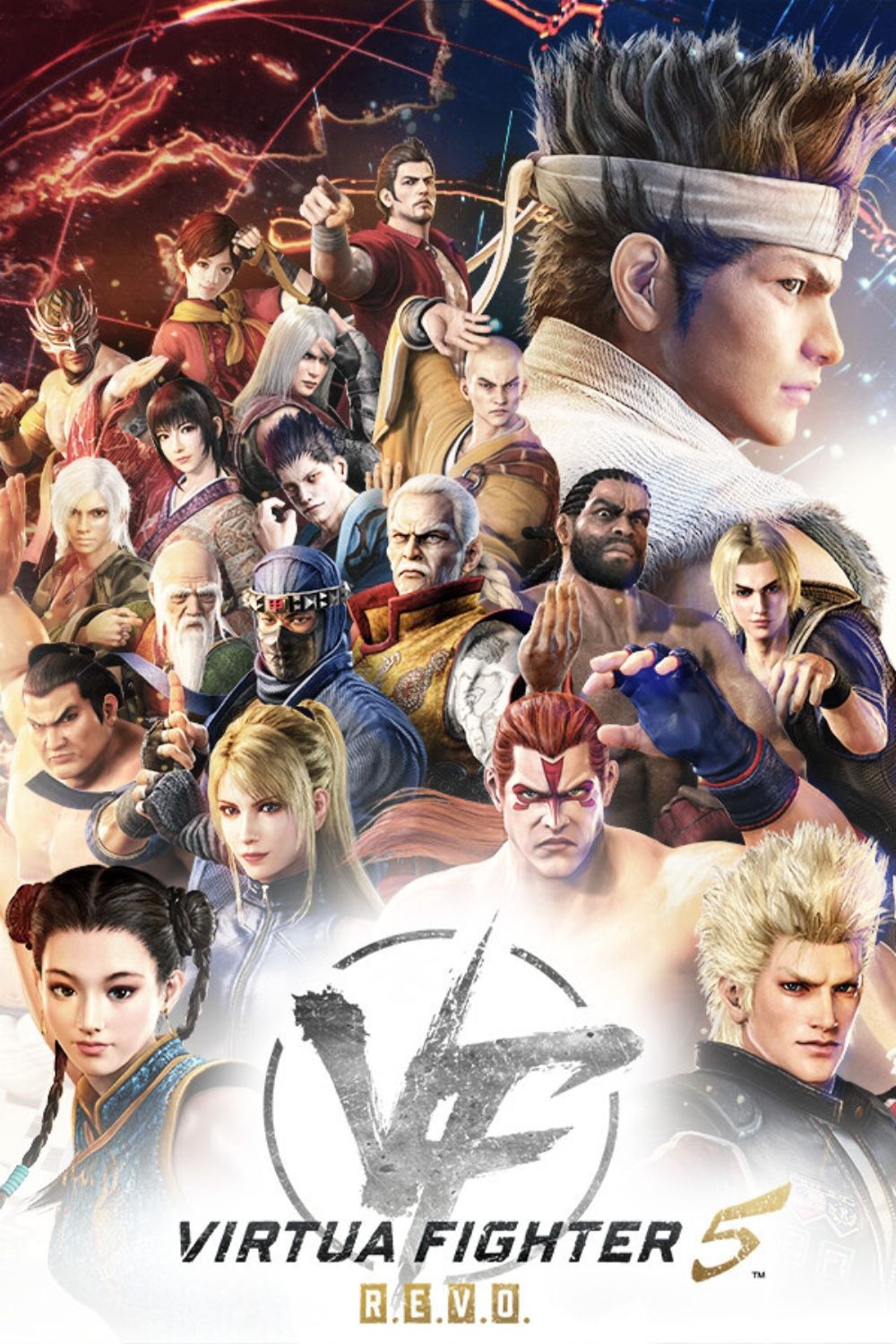 Virtua Fighter 5 R.E.V.O. video game cover art tag