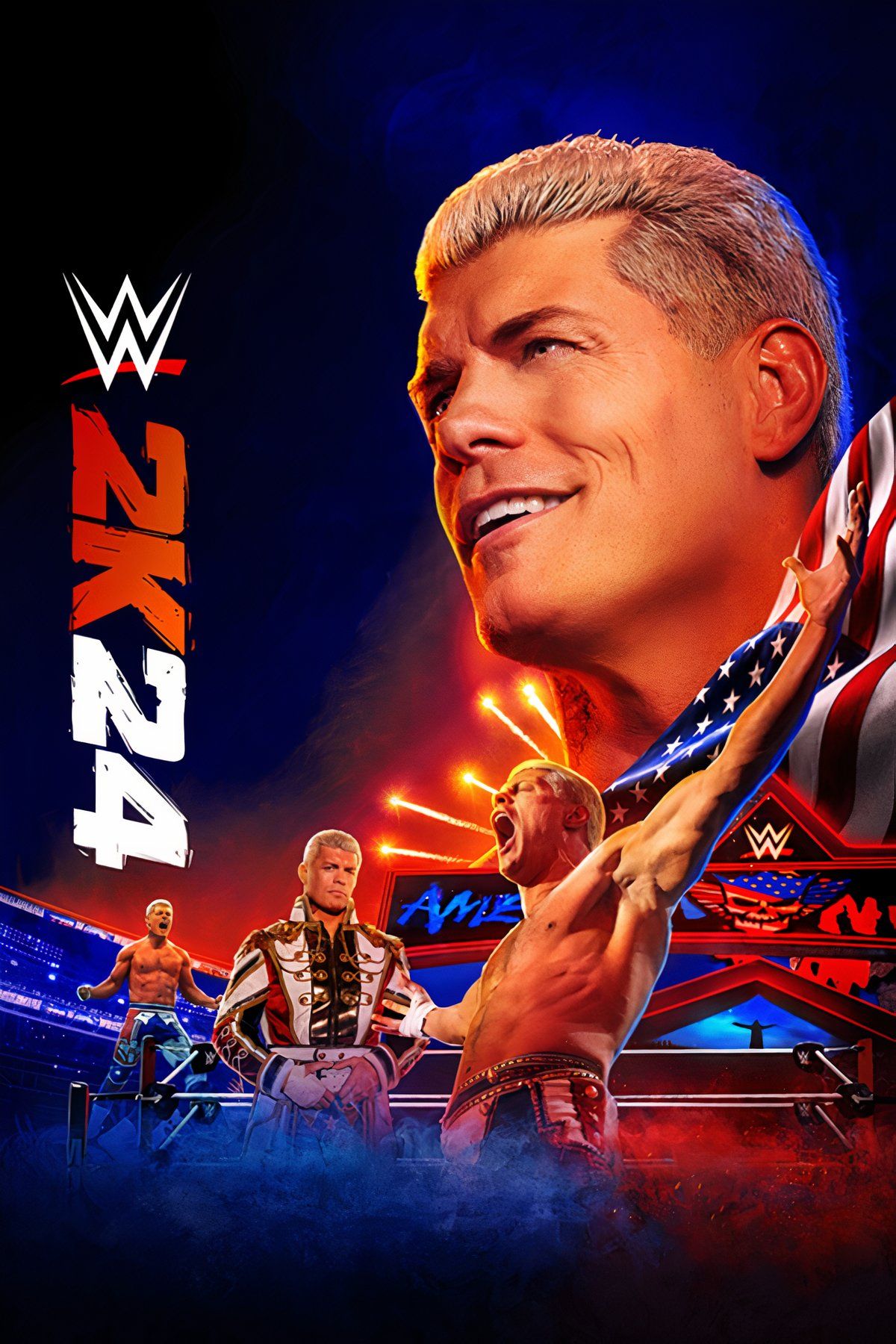 WWE 2K24 Tag Page Cover Art