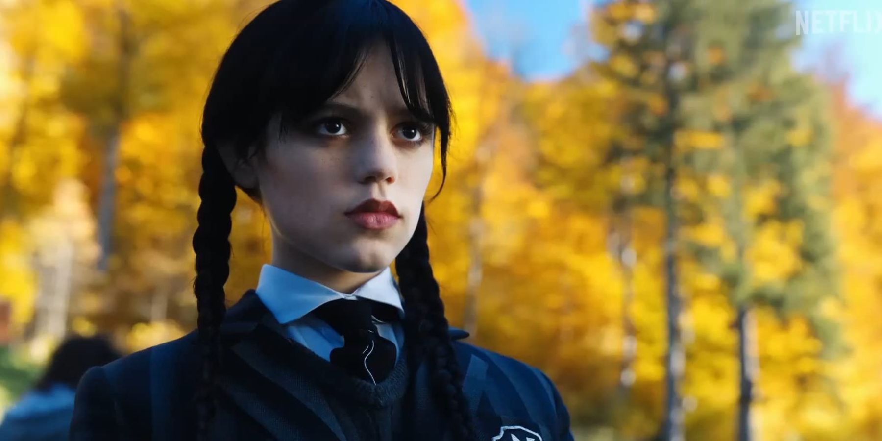 Jenna Ortega as Wednesday Addams on Wednesday