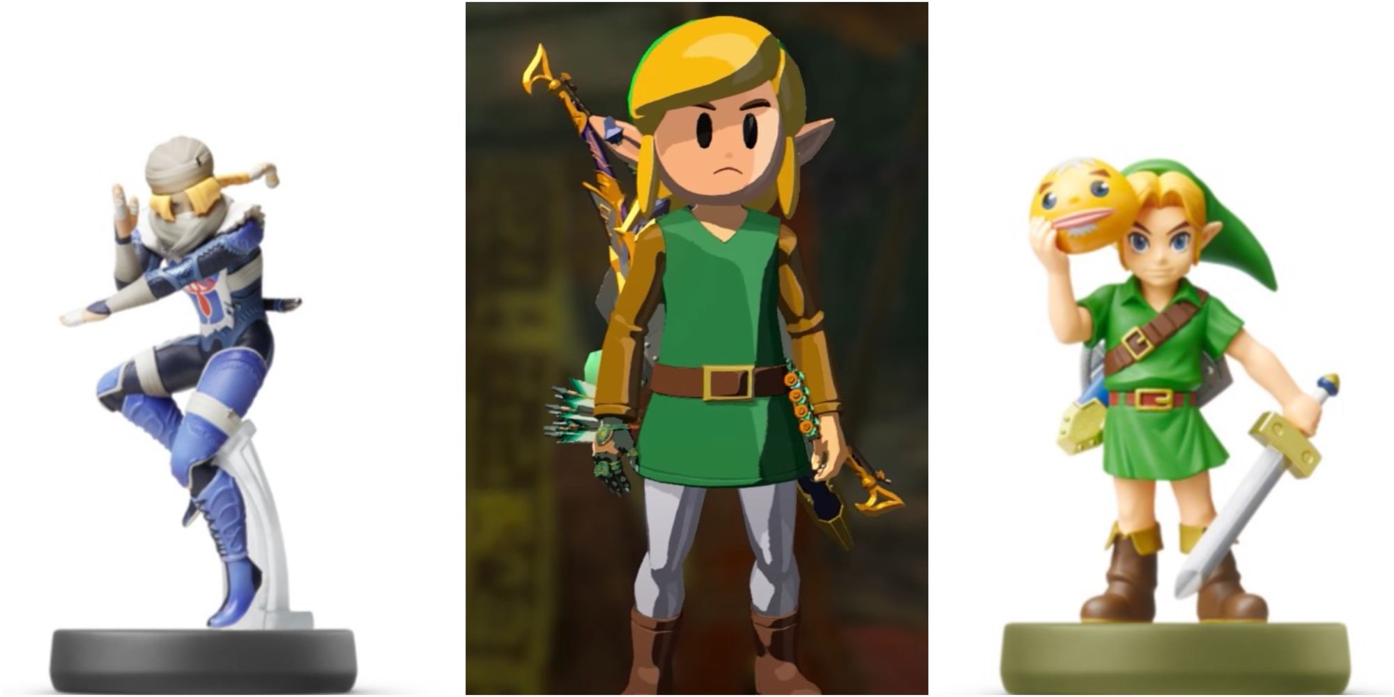 Sheik, Awakening Link, And Majora's Mask Link