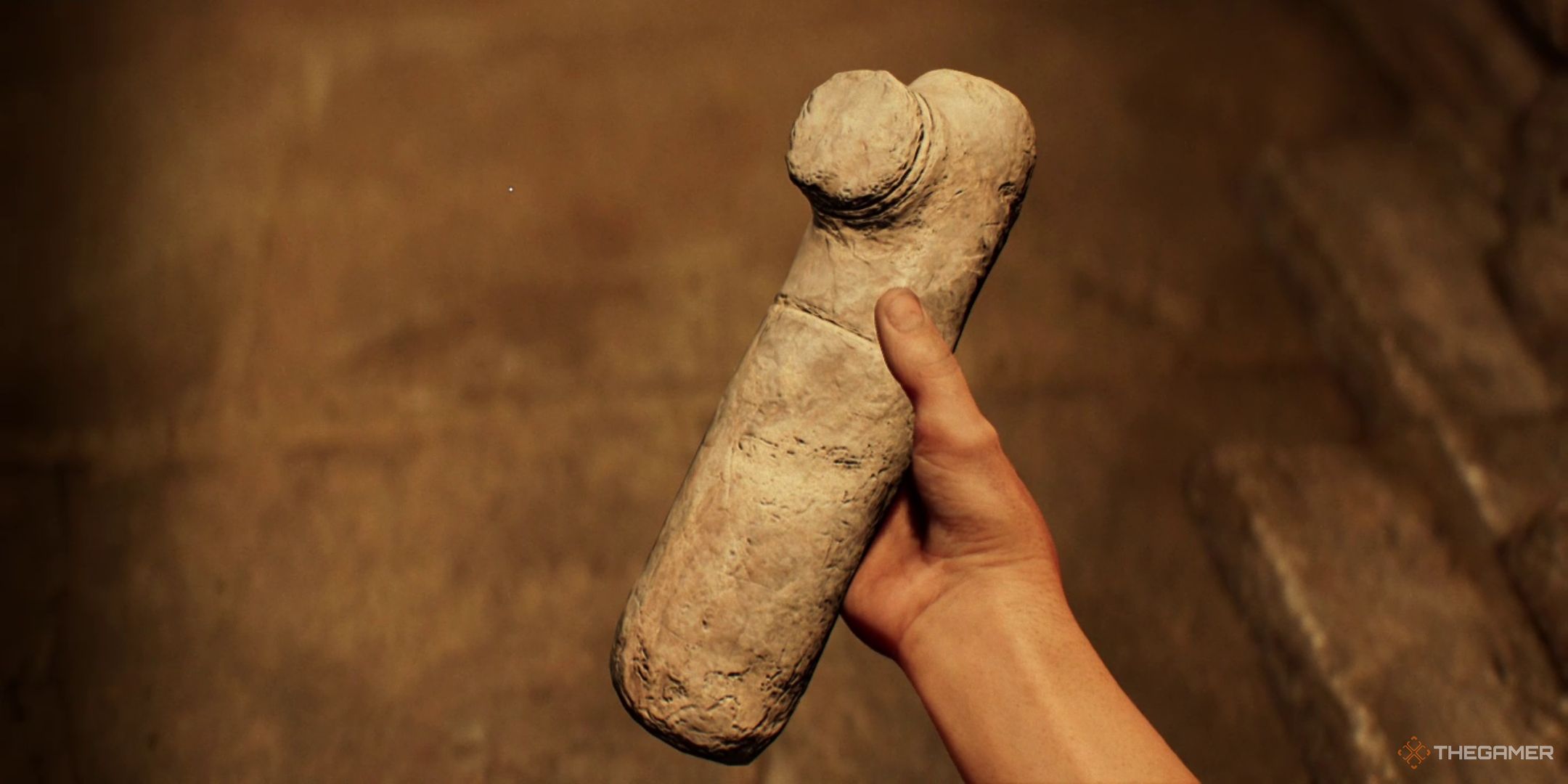 Indy holding a Vatican City Ancient Relic in Indiana Jones And The Great Circle.