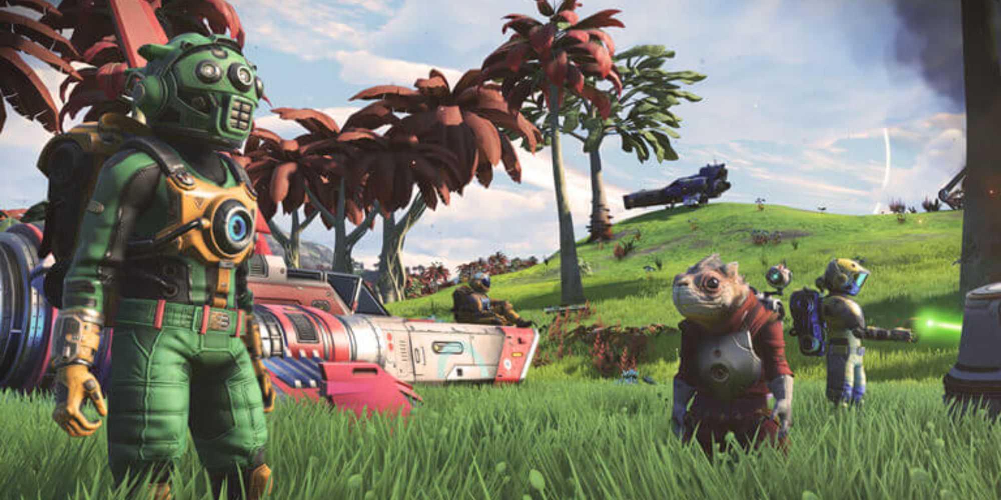 An image showcasing the vast world of No Man's Sky.