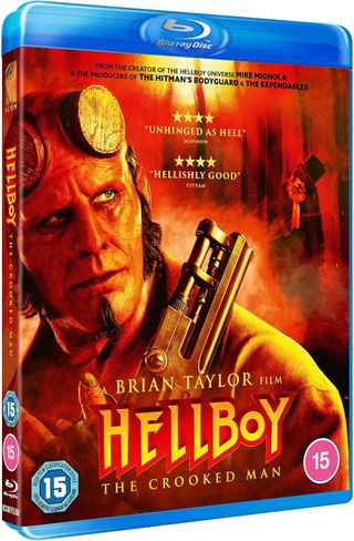 The cover of the Hellboy: The Crooked Man Blu-ray.