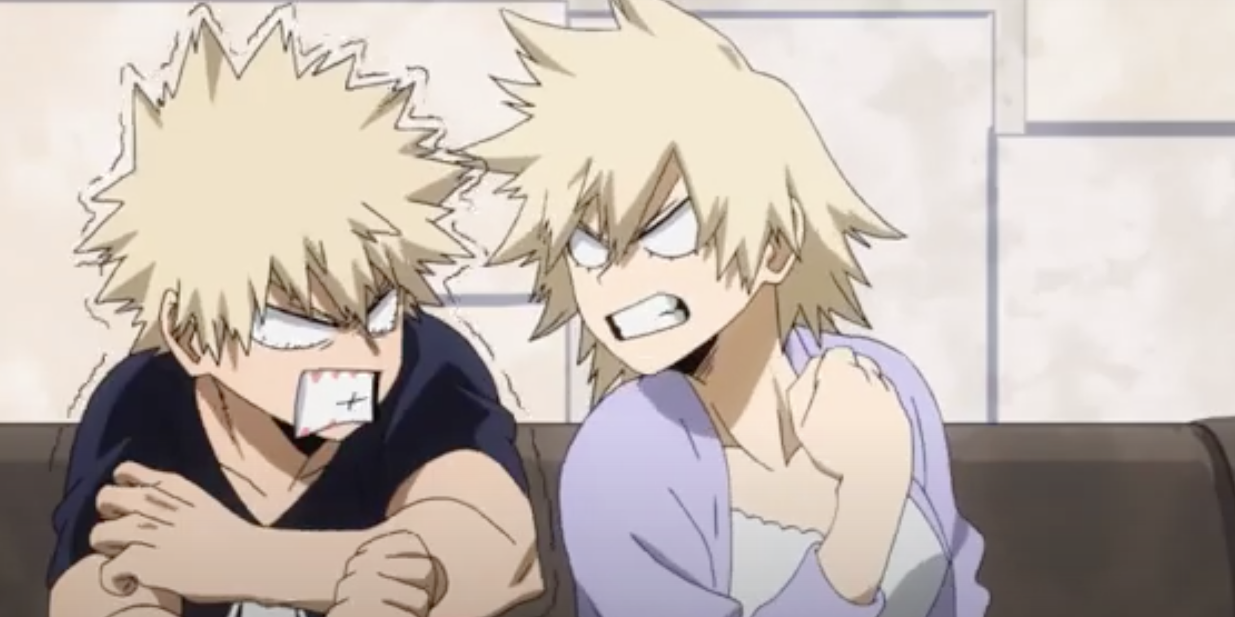 Katsuki and mitsuki bakugo side by side 