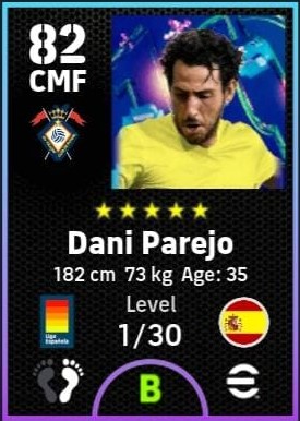 eFootball 2025 Centre Piece Nominating Contract Parejo