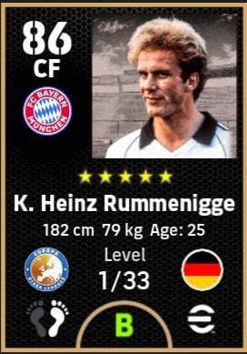 eFootball 2025 Epic Germany Rummenigge