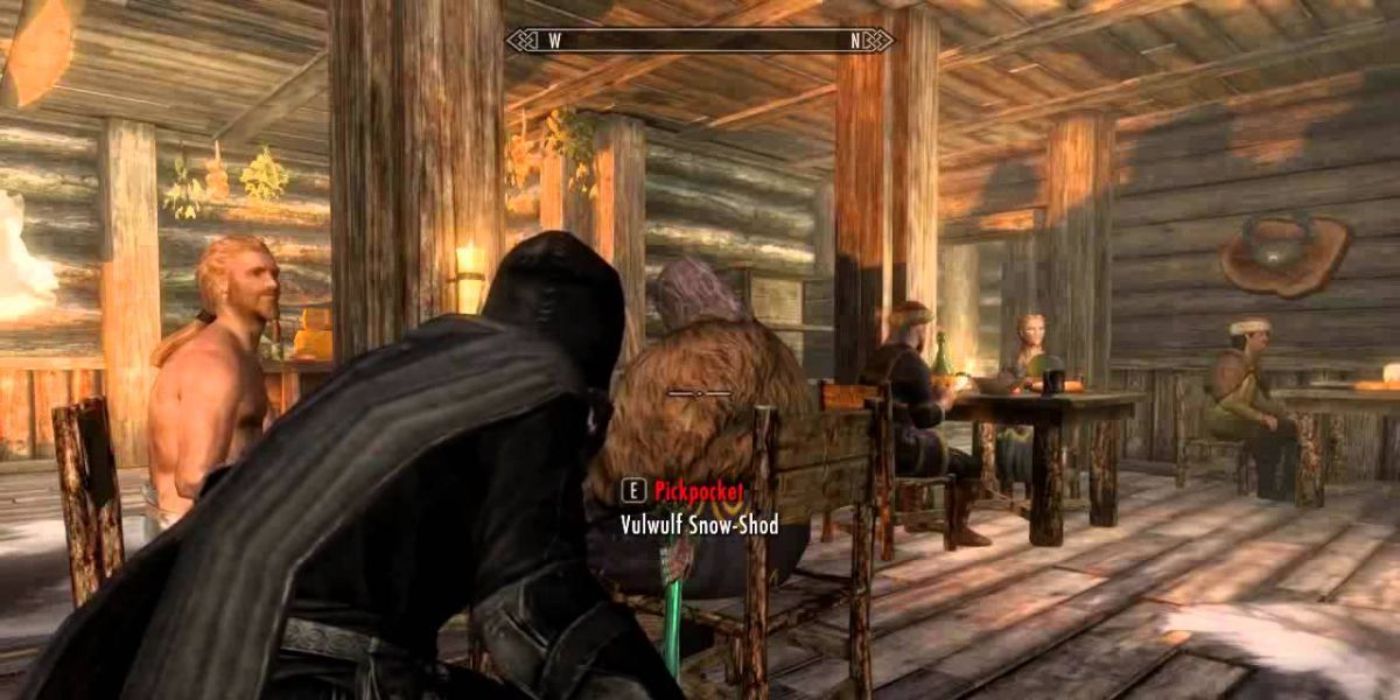 pickpocketing in Skyrim