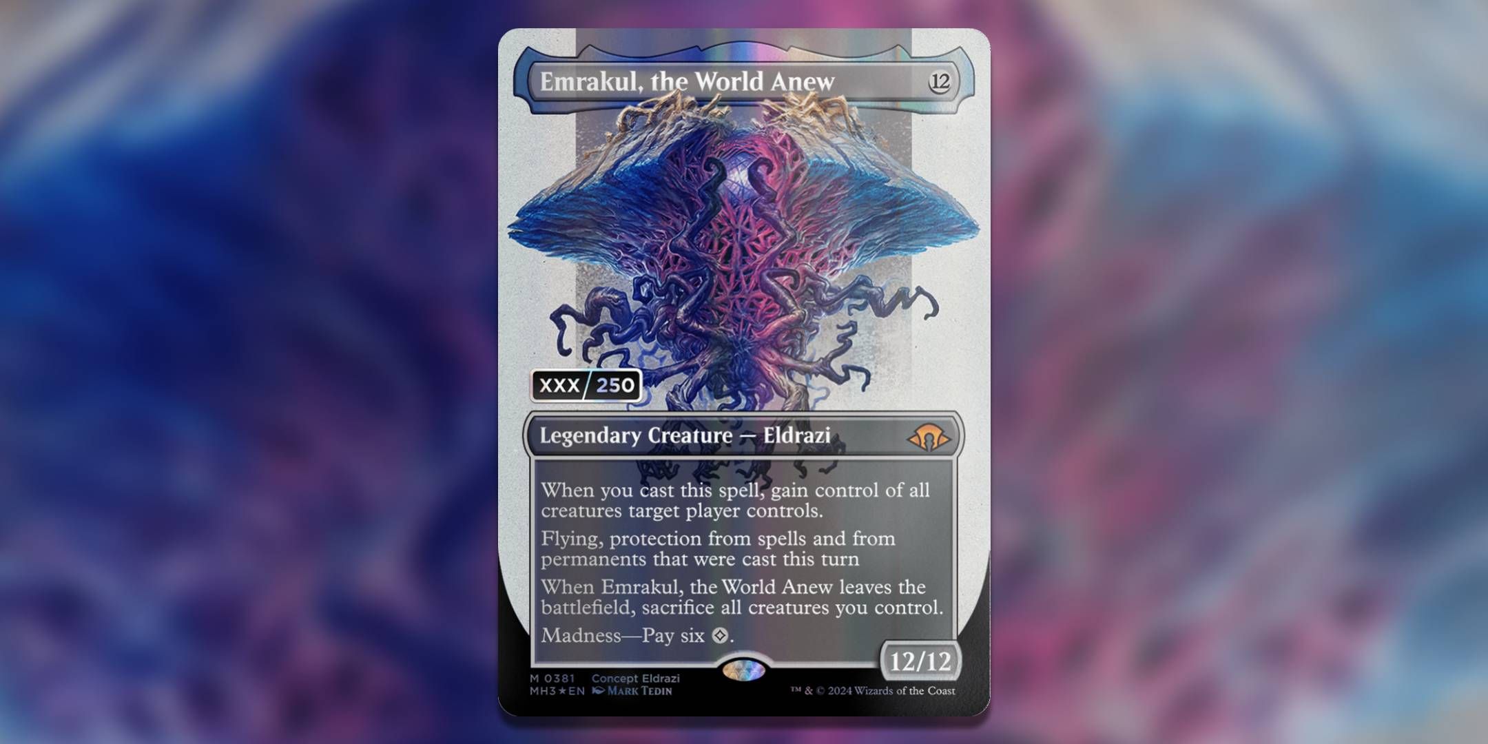 Screenshot of Emrakul the World Anew Modern Horizons 3 MTG.