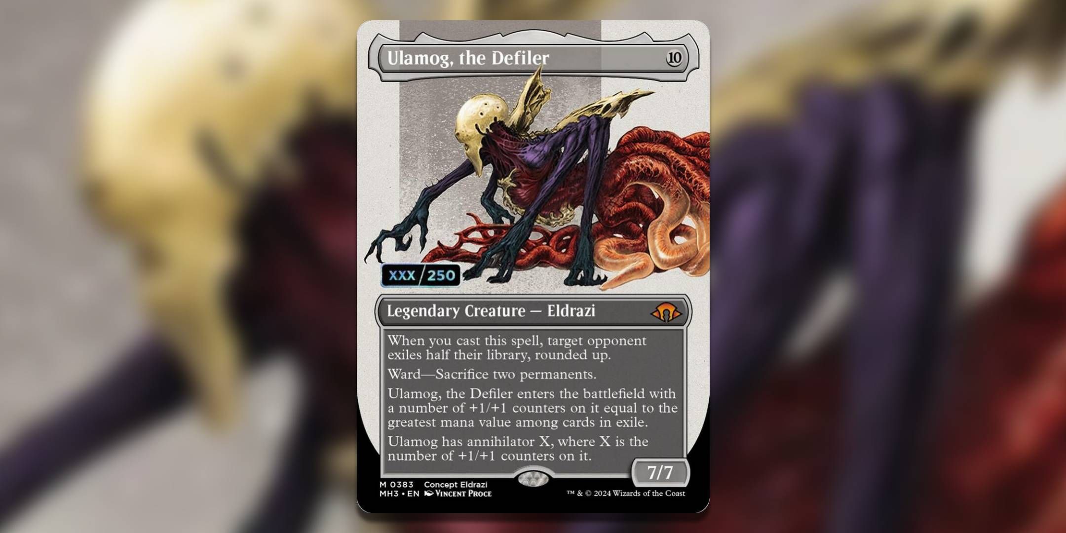 Screenshot of Ulamog the Defiler Modern Horizons 3 MTG.