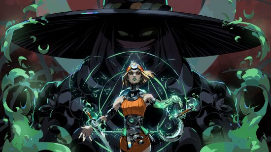 Best roguelike games: Melinoe casts an incantation as Hecate observes in Hades 2.